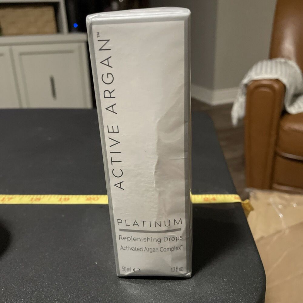 Active Argan Platinum Replenishing Drops 1.7 Fl Oz. New Sealed Box